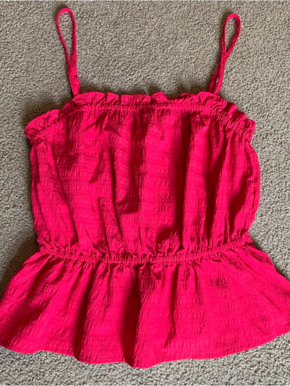 Women’s And Now This hot pink tank top cami size small